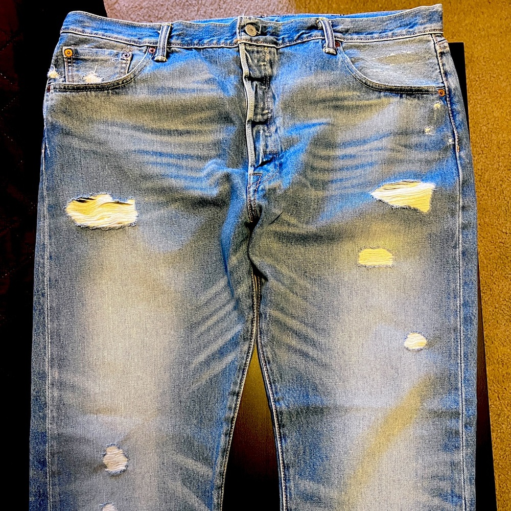 501® ORIGINAL FIT RIPPED MEN'S JEANS